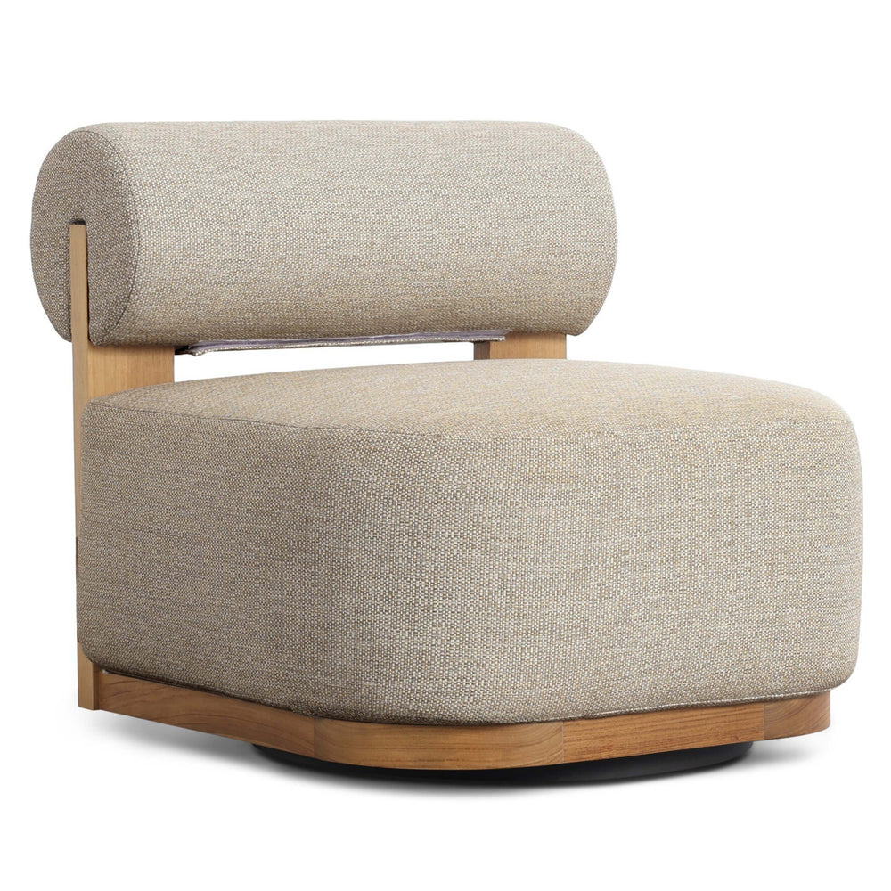 Malta Outdoor Swivel Chair, Faye Sand by Four Hands-Furniture - Outdoor-High Fashion Home