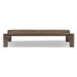 Marcia Large Coffee Table, Grey Reclaimed French Oak by Four Hands-Furniture - Accent Tables-High Fashion Home