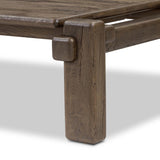 Marcia Large Coffee Table, Grey Reclaimed French Oak by Four Hands-Furniture - Accent Tables-High Fashion Home