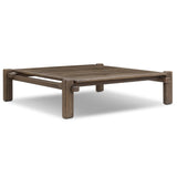 Marcia Square Coffee Table, Grey Reclaimed French Oak by Four Hands-Furniture - Accent Tables-High Fashion Home
