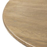 Maricopa Large Round Coffee Table, Worn Oak by Four Hands-Furniture - Accent Tables-High Fashion Home