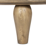 Maricopa Large Round Coffee Table, Worn Oak by Four Hands-Furniture - Accent Tables-High Fashion Home