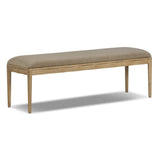 Marie Bench, Sage Worn Velvet by Four Hands-Furniture - Chair-High Fashion Home