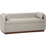 Marina Storage Bench, Pismo Linen by Becki Owens-Furniure - Benches-High Fashion Home