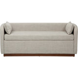 Marina Storage Bench, Pismo Linen by Becki Owens-Furniure - Benches-High Fashion Home