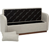 Marina Storage Bench, Pismo Linen by Becki Owens-Furniure - Benches-High Fashion Home