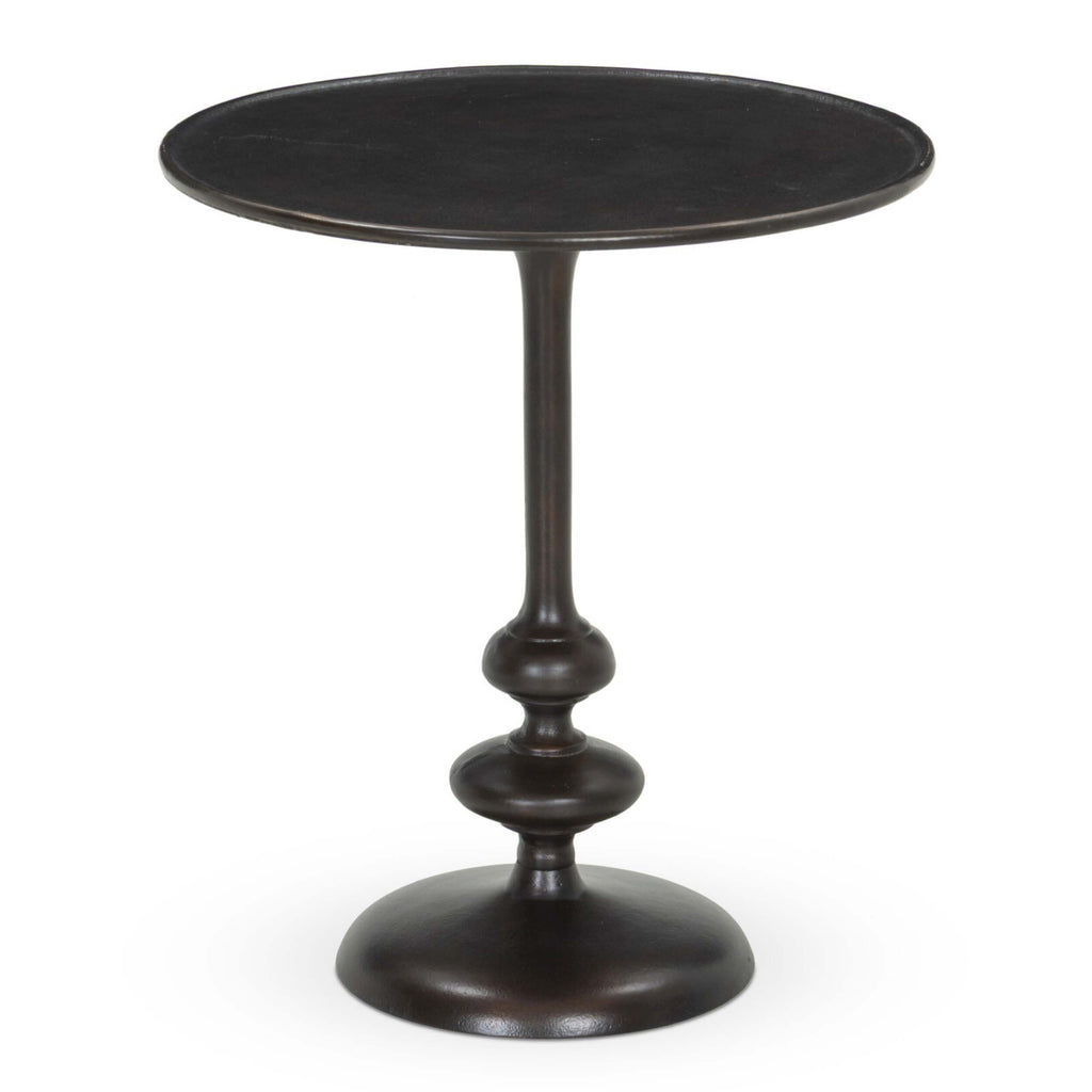 Marlow Matchstick Pedestal Table, Antique Rust by Four Hands