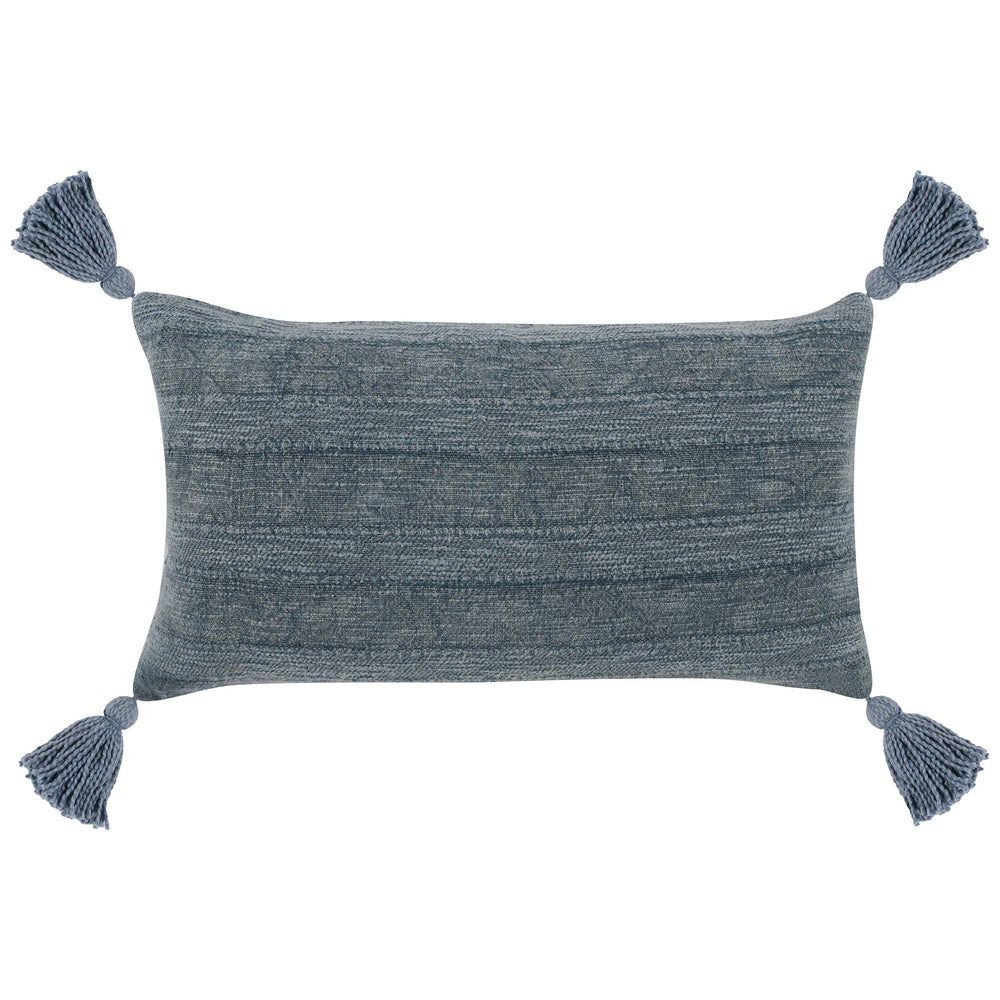 Merced Lumbar Pillow, Blue