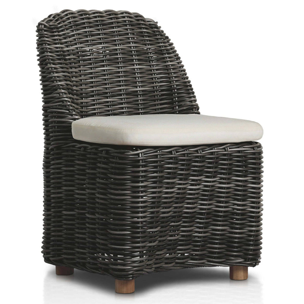 Messina Outdoor Dining Chair, Charcoal, Set of 2-Furniture - Outdoor-High Fashion Home