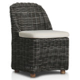Messina Outdoor Dining Chair, Charcoal, Set of 2-Furniture - Outdoor-High Fashion Home
