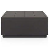 Messo Outdoor Metal Coffee Table, Bronze-High Fashion Home