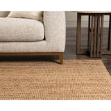 Mini Boucle Rug, Natural-Rugs1-High Fashion Home