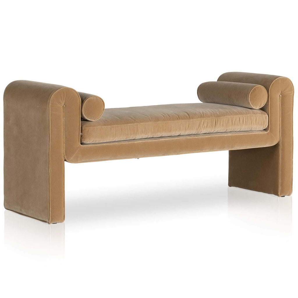 Mitchell Bench, Surrey Camel by Four Hands – High Fashion Home