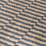 Monterey Jute Rug, Blue/Natural