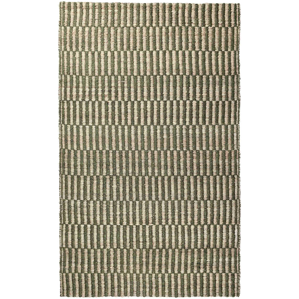 Monterey Jute Rug, Green Natural