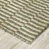 Monterey Jute Rug, Green Natural