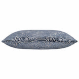 Nala Geometric Lumbar Pillow, Charcoal-Accessories-High Fashion Home