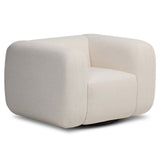 Nara Swivel Chair, Nomad Snow by Four Hands-Furniture - Chairs-High Fashion Home
