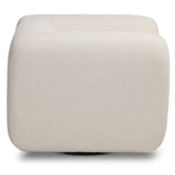 Nara Swivel Chair, Nomad Snow by Four Hands-Furniture - Chairs-High Fashion Home
