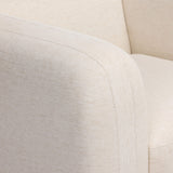 Nara Swivel Chair, Nomad Snow by Four Hands-Furniture - Chairs-High Fashion Home