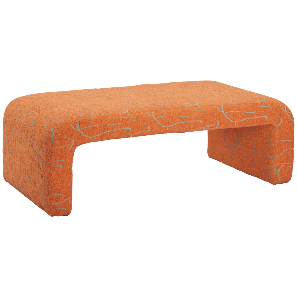 Nendo Bench, Abstract Orange