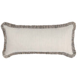 Nola Lumbar Pillow, Natural/Black