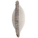 Nola Lumbar Pillow, Natural/Black