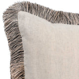 Nola Lumbar Pillow, Natural/Black