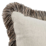 Nola Pillow, Natural/Black