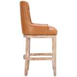 Nuby Swivel Barstool, Brown