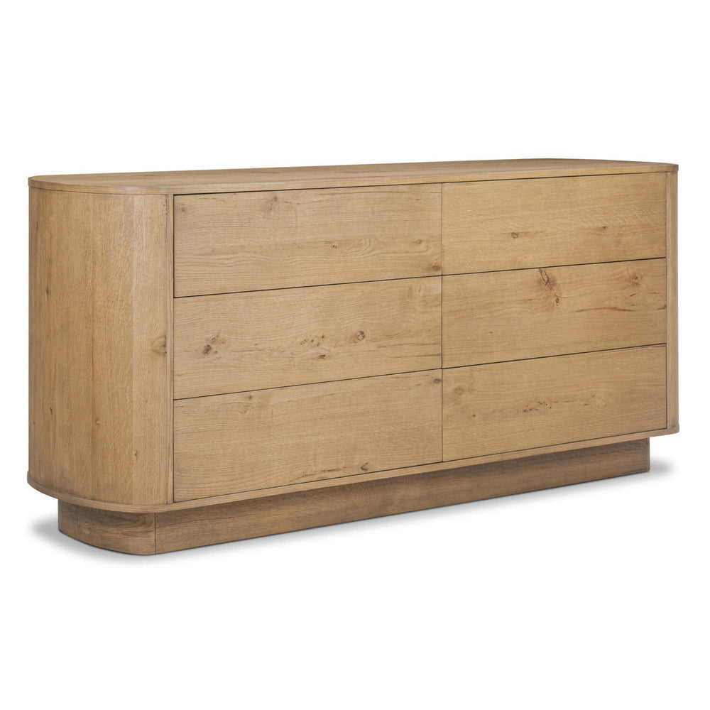 Paden 6 Drawer Dresser, Worn Oak by Four Hands-Furniture - Storage-High Fashion Home