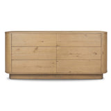 Paden 6 Drawer Dresser, Worn Oak by Four Hands-Furniture - Storage-High Fashion Home