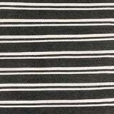 Palma Stripe Rug, Charcoal/Ivory-Rugs1-High Fashion Home