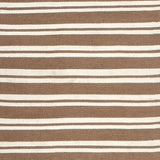 Palma Stripe Rug, Coconut Brown/Ivory-Rugs1-High Fashion Home