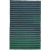 Palma Stripe Rug, Deep Blue/Green-Rugs1-High Fashion Home