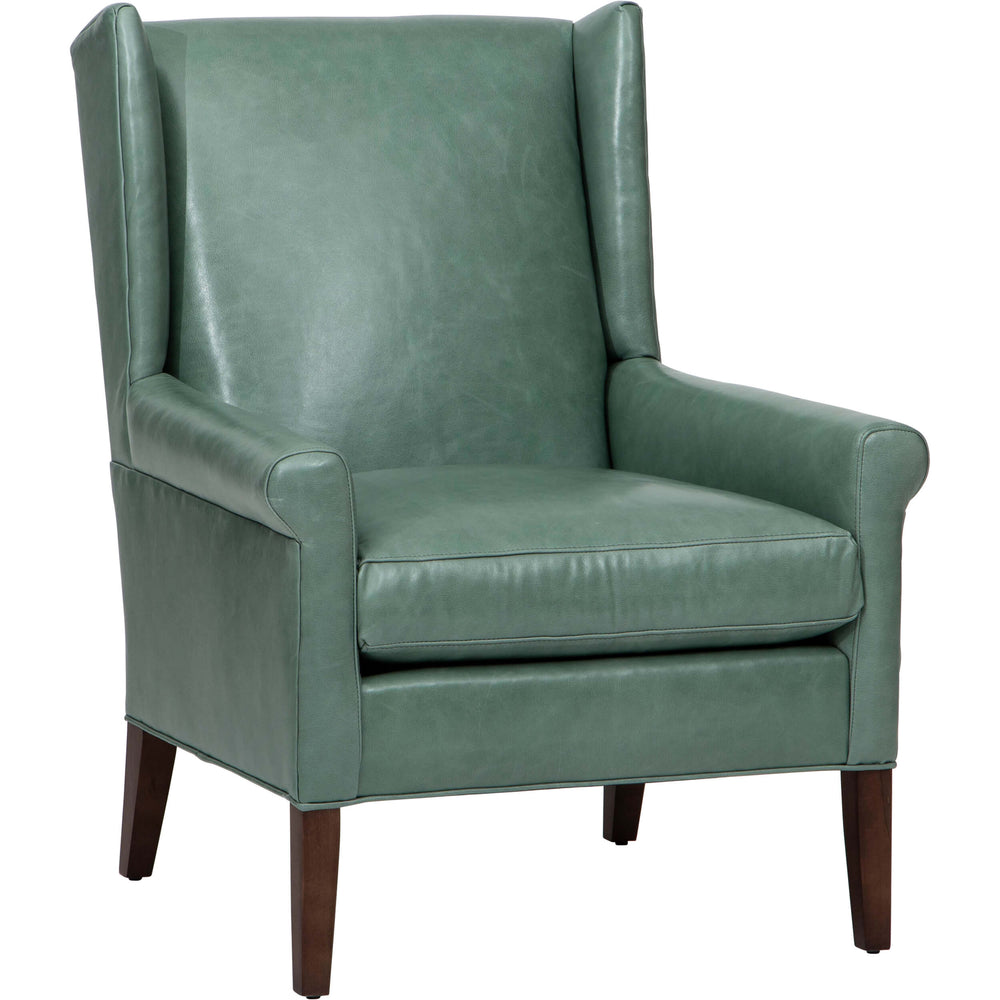 Pedro Leather Chair, Lamont Rainforest-Furniture - Chairs-High Fashion Home