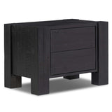 Perot Nightstand, Aged Black by Four Hands-Furniture - Bedroom-High Fashion Home