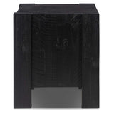 Perot Nightstand, Aged Black by Four Hands-Furniture - Bedroom-High Fashion Home
