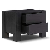 Perot Nightstand, Aged Black by Four Hands-Furniture - Bedroom-High Fashion Home