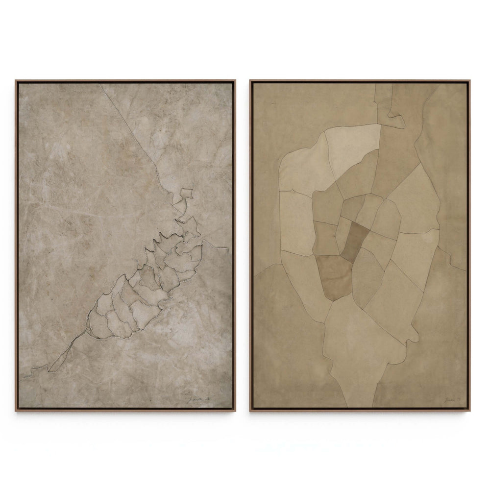 Pinecorn II Diptych by Kimmy Quillin by Four Hands-Accessories Artwork-High Fashion Home