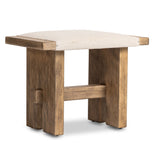 Poe Stool, Hampton Cream by Four Hands-Furniture - Chair-High Fashion Home