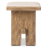Poe Stool, Hampton Cream by Four Hands-Furniture - Chair-High Fashion Home