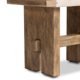 Poe Stool, Hampton Cream by Four Hands-Furniture - Chair-High Fashion Home