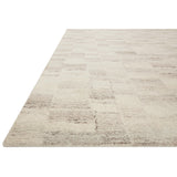 Amber Lewis x Loloi Rug Rocky ROC-01, Ivory/Silver