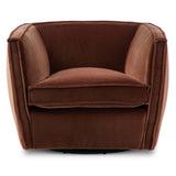 Rashi Swivel Chair, Surrey Auburn by Four Hands-Furniture - Chairs-High Fashion Home