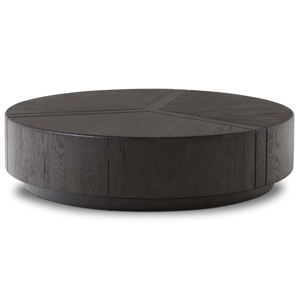 Renan Round Coffee Table, Dark Espresso High Fashion Home