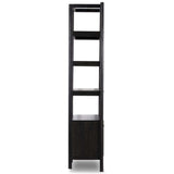 Reza Bookcase, Black-Furniture - Storage-High Fashion Home