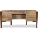 Reza Desk, Smoked Honey-Furniture - Office-High Fashion Home