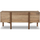 Reza Desk, Smoked Honey-Furniture - Office-High Fashion Home