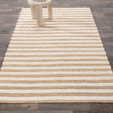 Rhodes Stripe Rug, Natural/Ivory